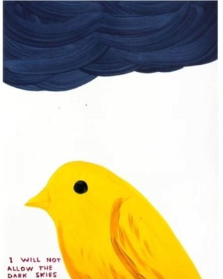 Private Sales - David Shrigley – I Will Not Allow The Dark Skies To Affect Me - 2025