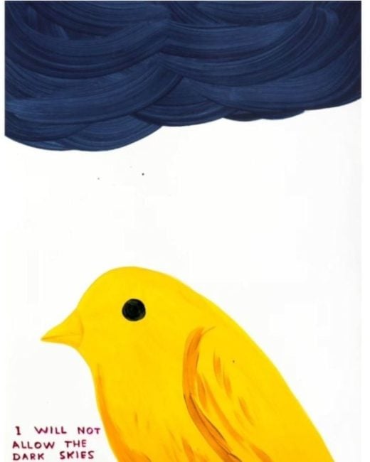 Private Sales - David Shrigley – I Will Not Allow The Dark Skies To Affect Me - 2025