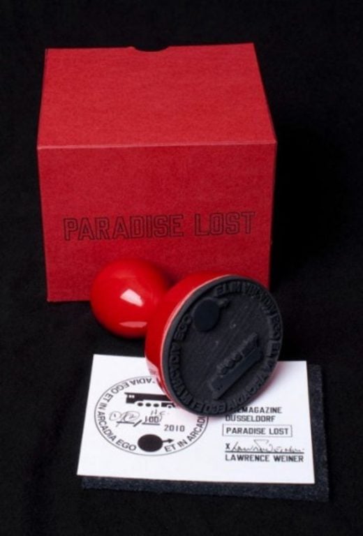 Private Collection - Lawrence Weiner - Paradise Lost - 2010