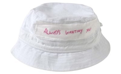 Private Collection - Tracey Emin - Always wanting you - Venice Biennale Cotton Hat - 2007