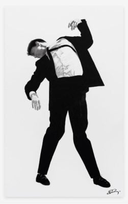 Robert Longo - Untitled (Eric, from the series “Men in the Cities”) - 2025