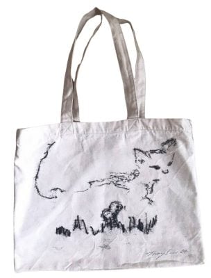 Private Collection - Tracey Emin -This Way Mice - Venice Biennale Cotton Bag - 2007 Private Collection - Tracey Emin -This Way Mice - Venice Biennale Cotton Bag - 2007