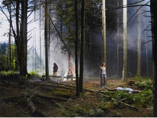 Private Collection - Gregory Crewdson - Production Still (Forest gathering #4), Beneath the Roses, 2003 - 2006