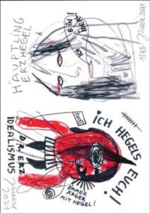 Private Collection - Jonathan Meese - Häuptling Erzhegel - 2021