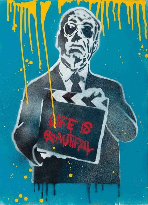 Private Collection - Mr. Brainwash - Hitchcock (Life is beautiful) - 2012