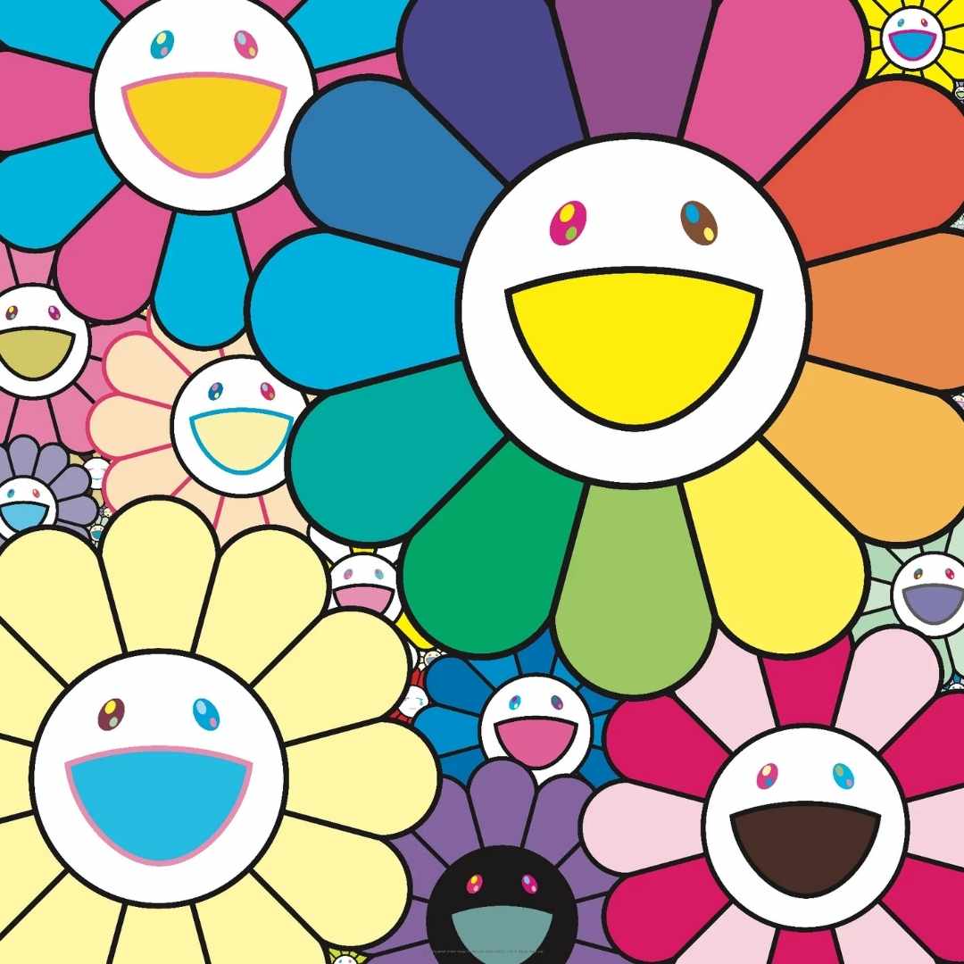 Takashi Murakami puzzle virus flower color 875 pieces