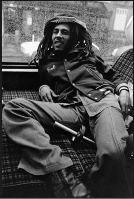 Dennis Morris - In the bus for the "Exodus" tour, Paris, 1977 - 2025