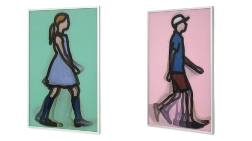 Julian Opie - Esther and Keyush - 2025