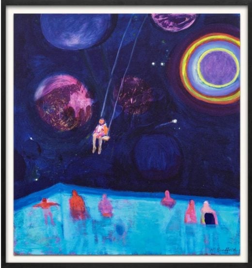 Katherine Bradford - Swing Over Pool - 2025