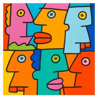 Thierry Noir - We are all part of a big vision and we know it Thierry Noir - We are all part of a big vision and we know it