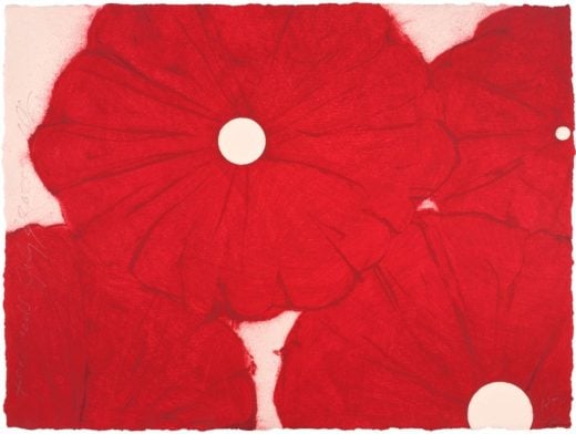 Donald Sultan - Four Reds, July 4 - 2025