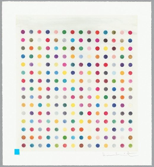 Damien Hirst - Untitled B (Spot Drawing) - 2025