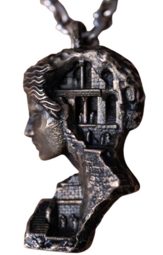 Daniel Arsham - Labyrinth pendant -2025