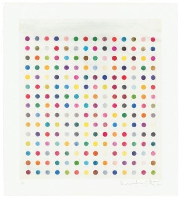 Damien Hirst - Untitled B (Spot Drawing)