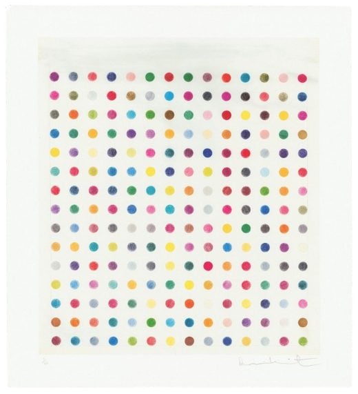 Damien Hirst - Untitled B (Spot Drawing)
