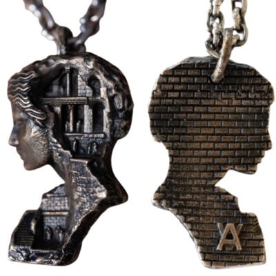 Daniel Arsham - Labyrinth pendant -2025