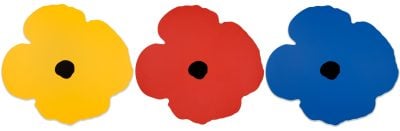 Donald Sultan - Wall Poppy, Oct 15 - 2024