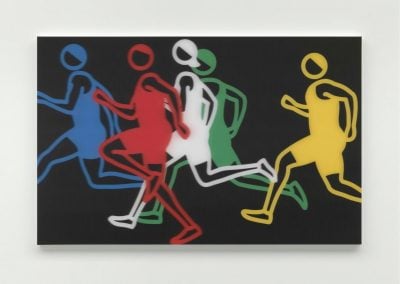 Julian Opie - Sprinters: Men sprinters 2., 2024
