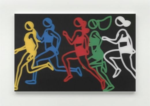 Julian Opie - Sprinters: Women sprinters 3., 2024