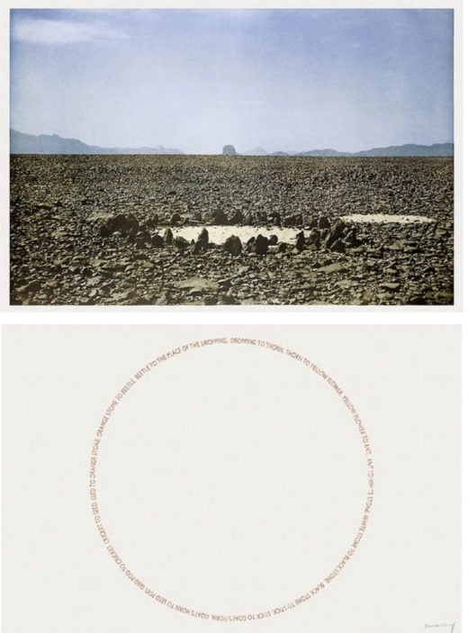 Richard Long - Two Sahara Works -1988