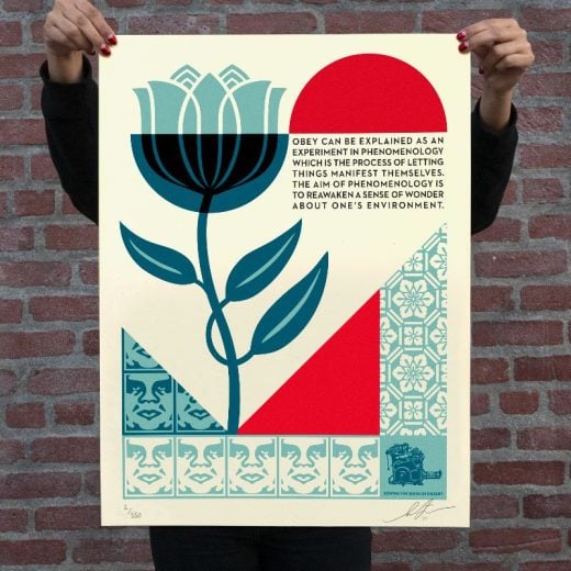 Shepard Fairey - Phenomenology in Bloom - 2025