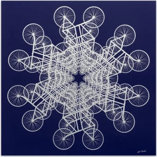 Ai Weiwei - Forever Bicycle (Blue & Silver) - 2025