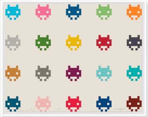 Damien Hirst, Invader - InvadHirst - TT2 -2025