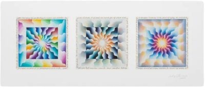 Judy Chicago - Reincarnation Triptych - 2025 Judy Chicago - Reincarnation Triptych