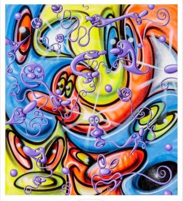 Kenny Scharf - Lingua Amarrada - 2020