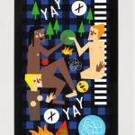 Nina Chanel Abney - Digital Blue - 2025