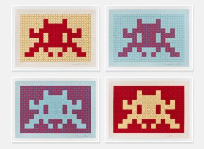 Shepard Fairey X Invader - Positive Space - Negative Space - 2025 