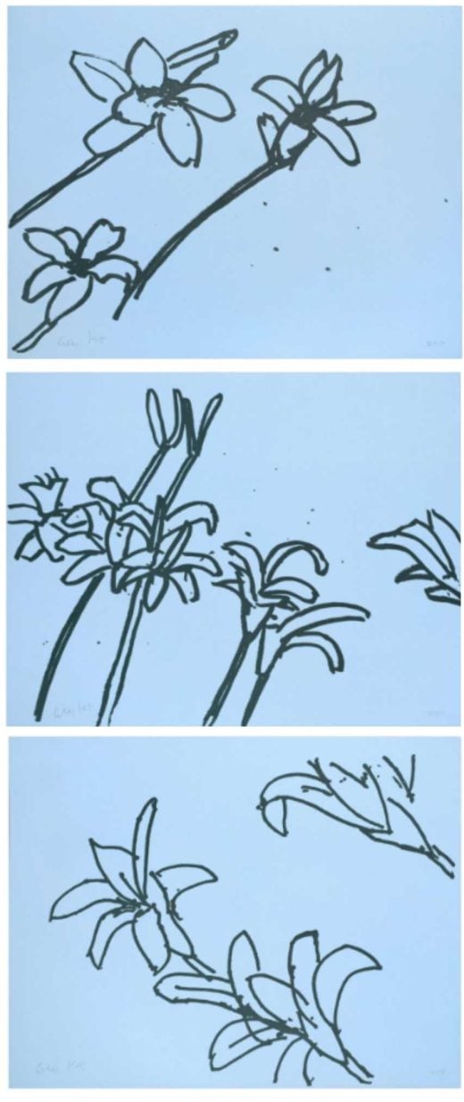 Alex Katz - Lilies 2 SUITE - 2024
