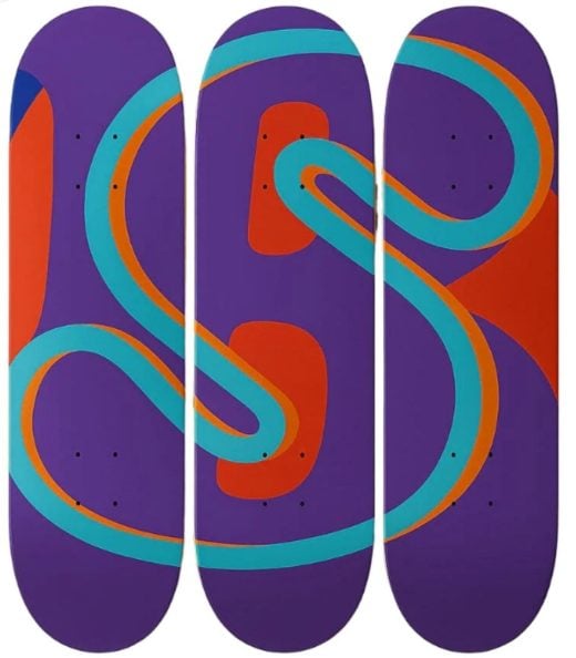 Harland Miller - Signed 'Boss' Art Edition Skateboard Triptych