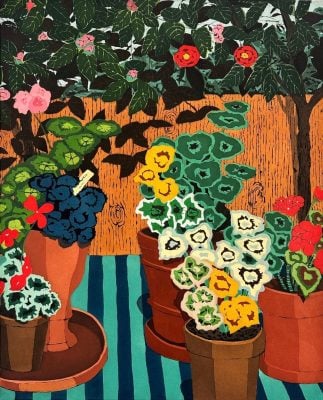 Hilary Pecis - Geraniums and Camellias - 2025