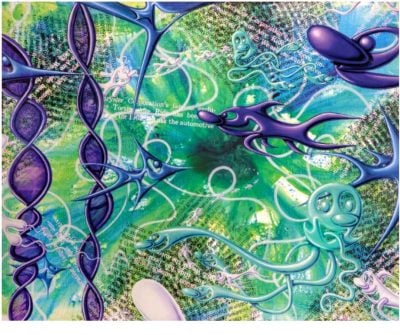 Kenny Scharf - Kelp Us - 2023