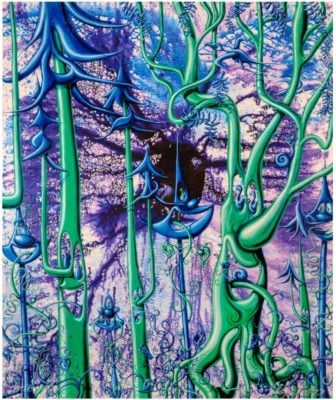 Kenny Scharf - Woodz - 2023