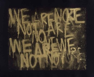 Adam Pendleton - Untitled (WE ARE NOT) - 2025